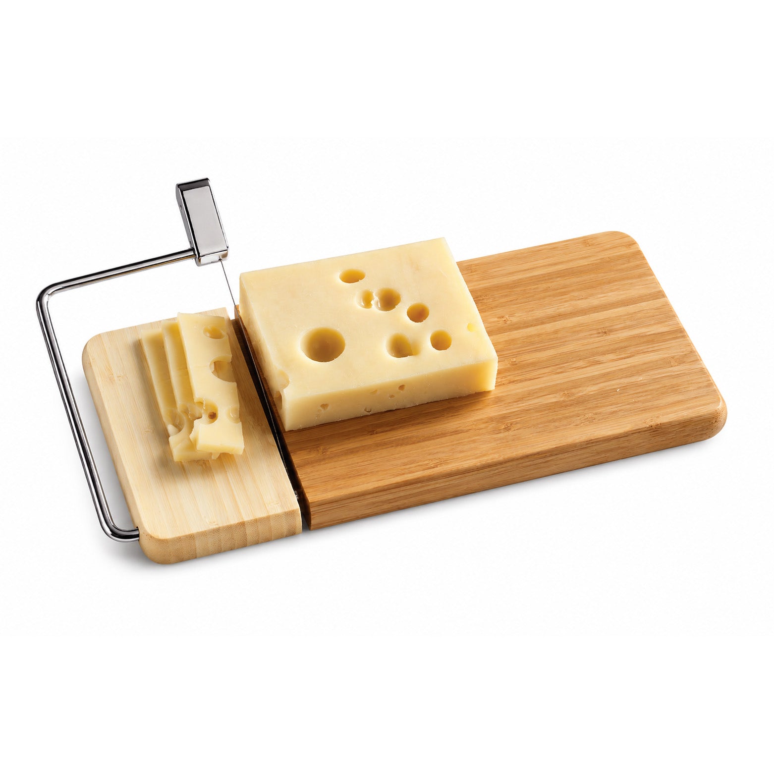 Prodyne Bamboo Cheese Slicer, 12 x 6