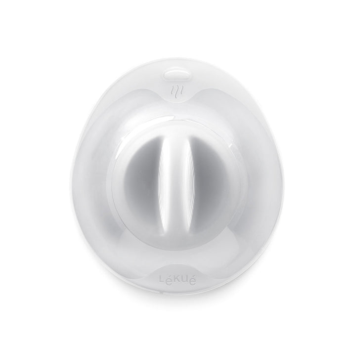 Lekue Silicone Suction Lid, Clear, 4.1-Inch