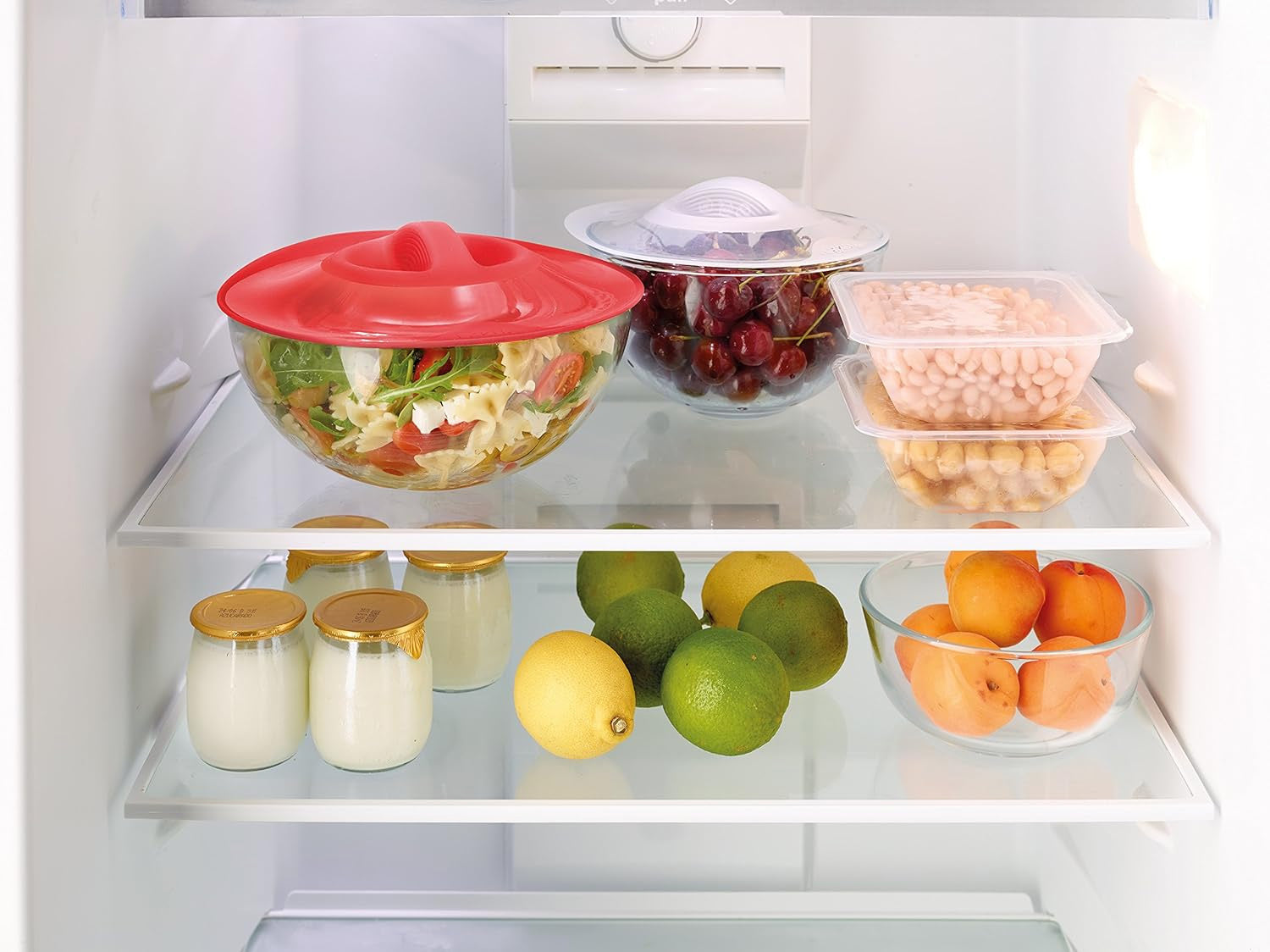 Lekue Silicone Suction Lid, Clear, 12.6-Inch