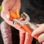 Rosle Stainless Steel Swivel Crosswise Vegetable Peeler, 1.5-Inch