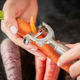 Rosle Stainless Steel Swivel Crosswise Vegetable Peeler, 1.5-Inch