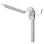 Rosle Stainless Steel Mincing Garlic / Ginger Press with Scraper, 9-inch