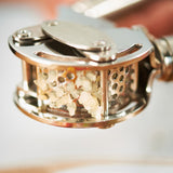 Rosle Stainless Steel Mincing Garlic / Ginger Press with Scraper, 9-inch