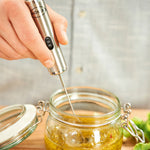 Rosle Stainless Steel Dual Speed Frother with Round Handle, 9-Inch