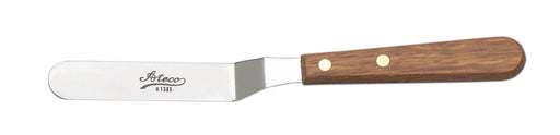 Ateco Natural Wood Small Sized Offset Icing Spatula, 4.5 Inch