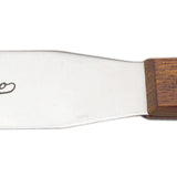 Ateco Natural Wood Medium Sized Straight Icing Spatula, 6 Inch