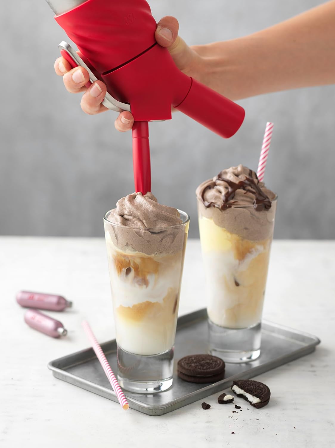 iSi Creative Whip 1 Pint Cream Whipper, Red