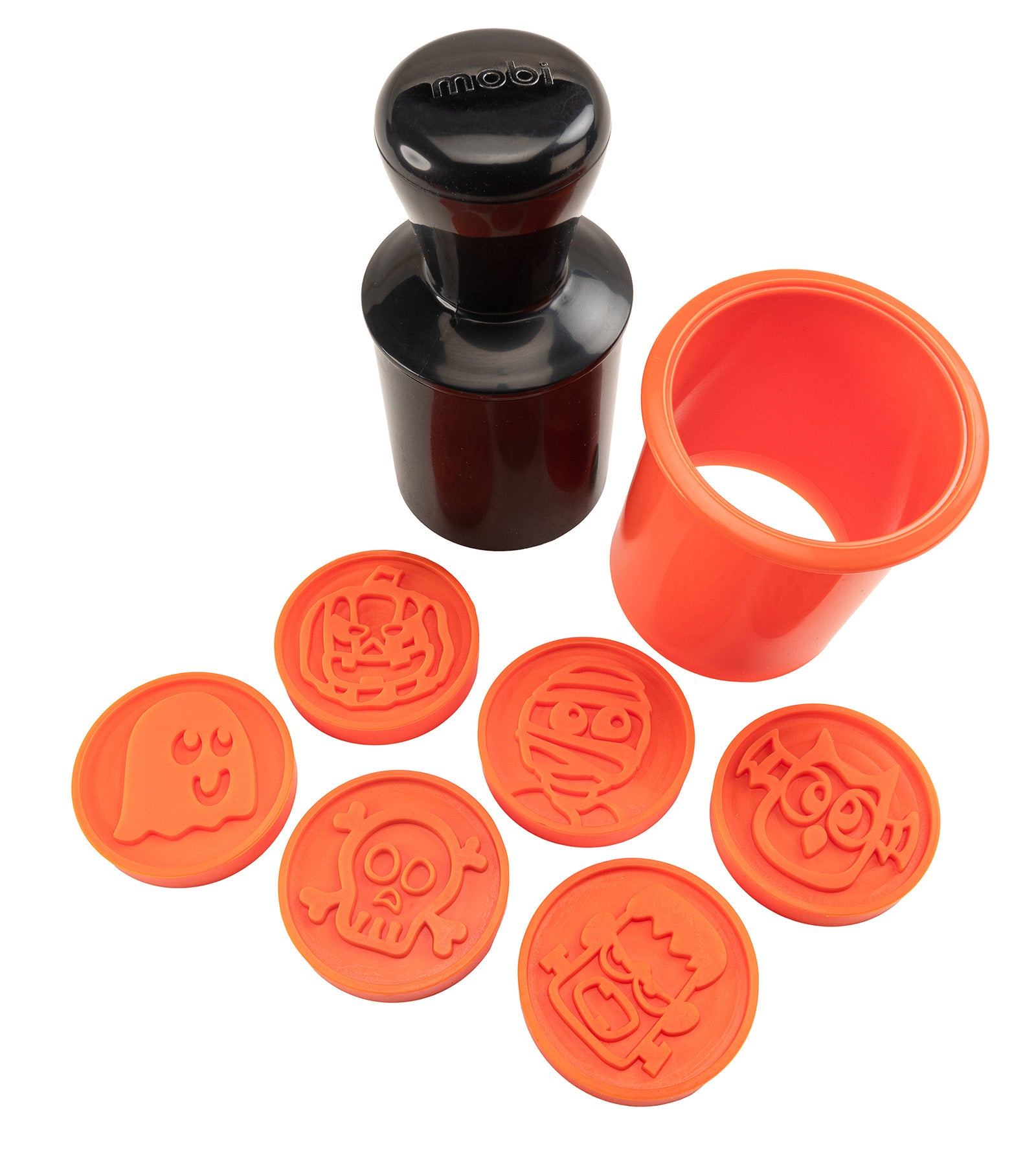 Mobi Cookie Factory Set of 6 Cookie Stamps, Halloween Edition