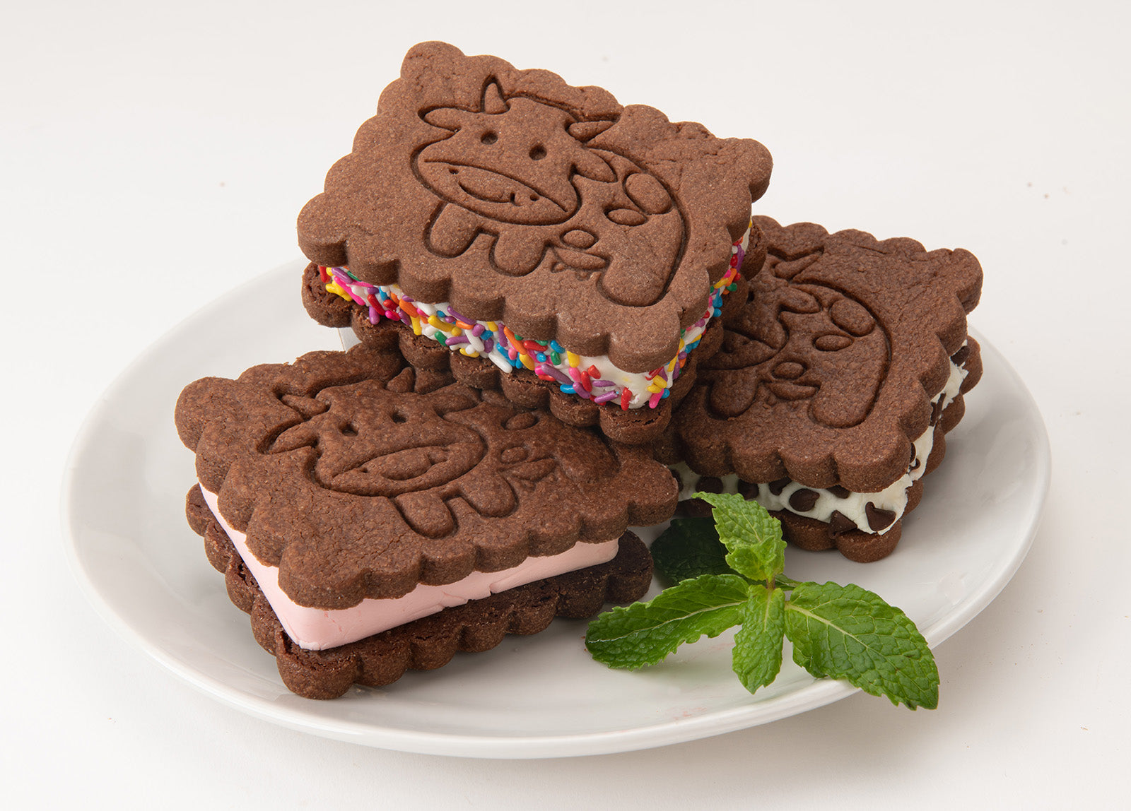 Mobi Silicone Ice Cream Sandwich Maker, Cow