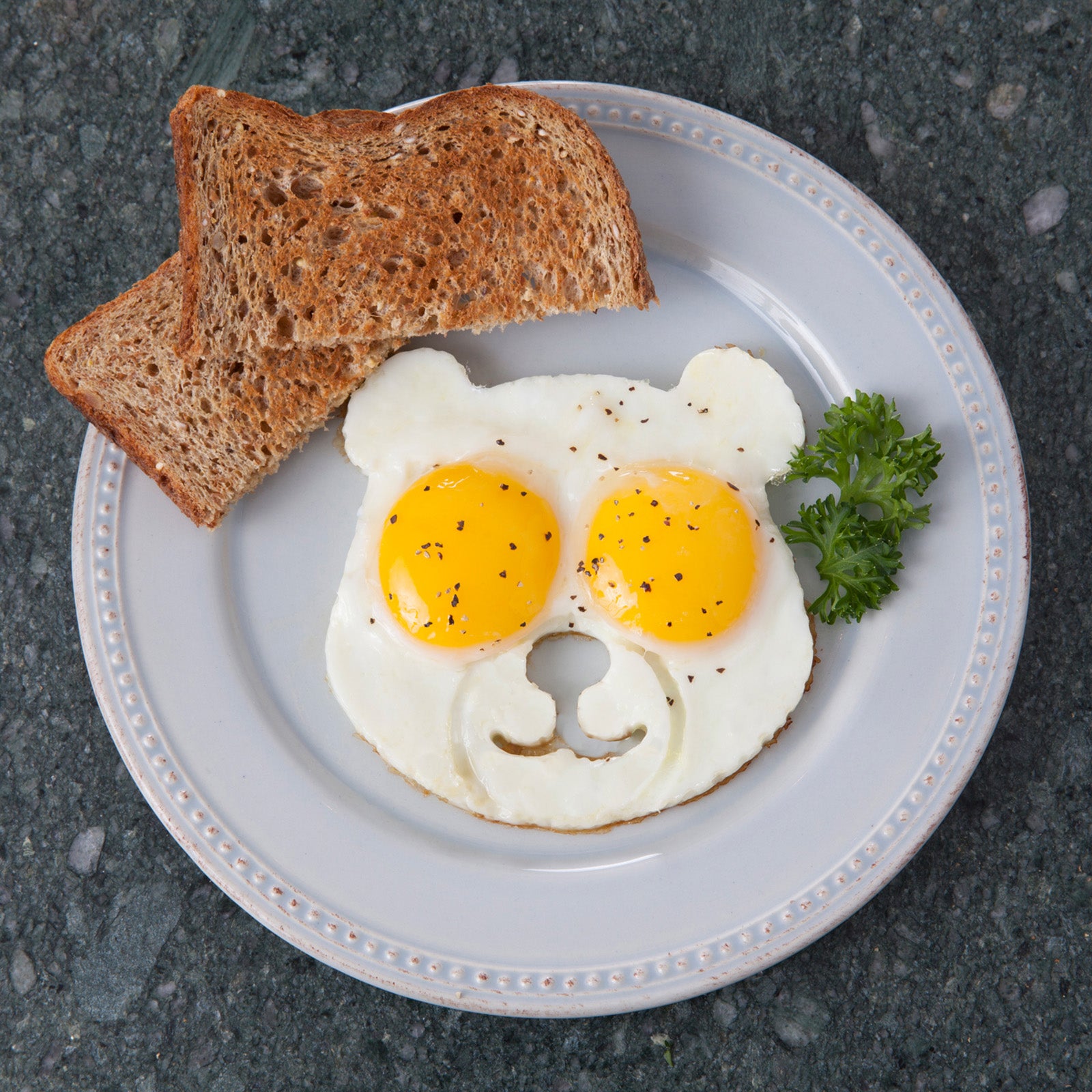 Mobi 3-Happy Egg Shapes Silicone Molds, Set of 3