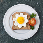 Mobi 3-Happy Egg Shapes Silicone Molds, Set of 3