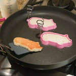 Mobi Little Piggy Silicone Pancake and Egg Molds, set of 2