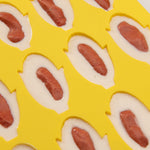 Mobi 12 Pigs in a Blanket Silicone Snack Mold, Mini Corn Dogs