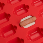 Mobi 12 Pigs in a Blanket Silicone Snack Mold, Mini Hot Dogs