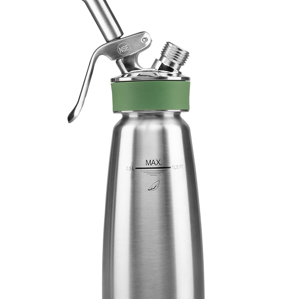 iSi Eco Series Green Whip Stainless Steel Whipper, 1 Pint