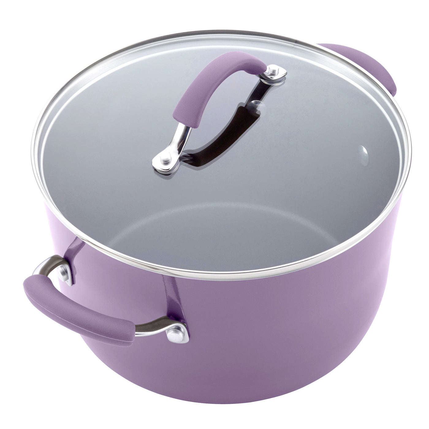 Rachael Ray Cucina Nonstick Cookware Set, 12 Piece, Lavender