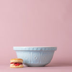 Mason Cash Color Mix Powder Blue Size 12, Size 18, Size 24 Mixing Bowl Set of 3