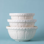 Mason Cash Color Mix Cream Size 12, Size 18, Size 24 Mixing Bowl Set of 3