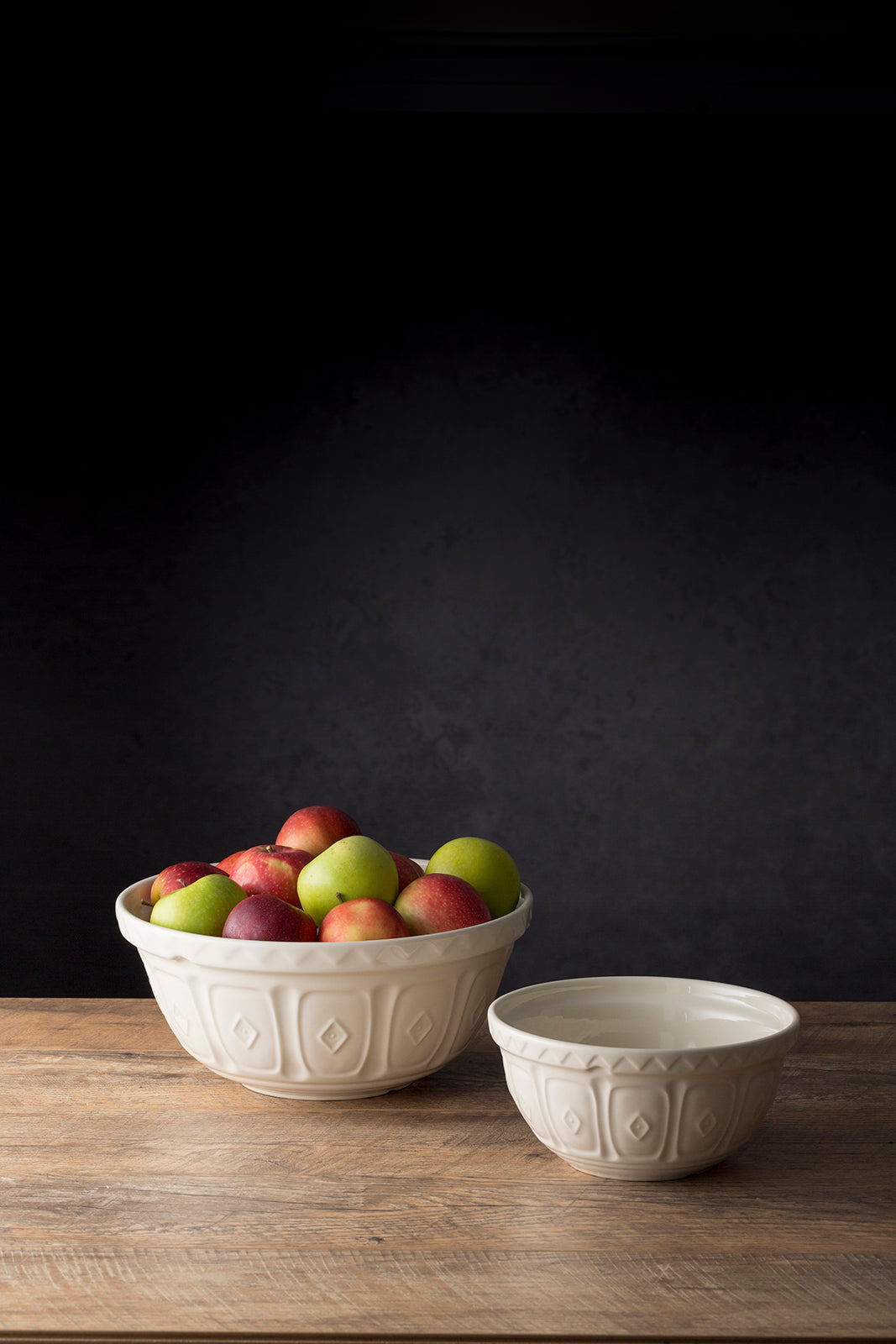 Mason Cash Color Mix Cream Size 12, Size 18, Size 24 Mixing Bowl Set of 3