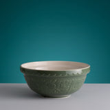 Mason Cash In The Forest Size 12 Gray, Size 18 Green, Size 24 Ochre Mixing Bowl Set of 3