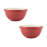 Mason Cash In The Forest Hedgehog Size 30 Mixing Bowl, Red, 1.15 Quart, Set of 2
