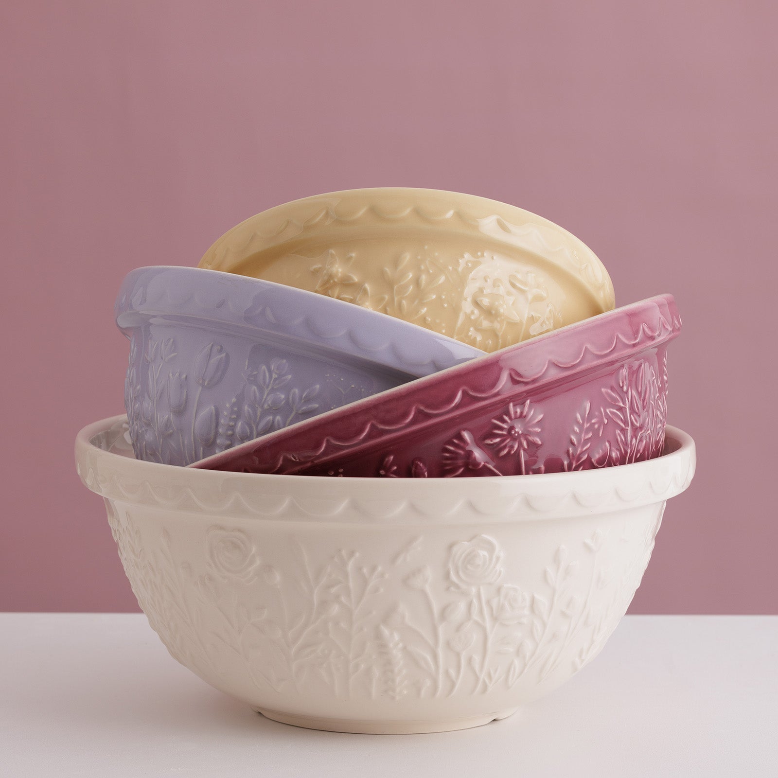 Mason Cash In The Meadow Size 12, Size 18, Size 24, Size 30 Mixing Bowl Set of 4