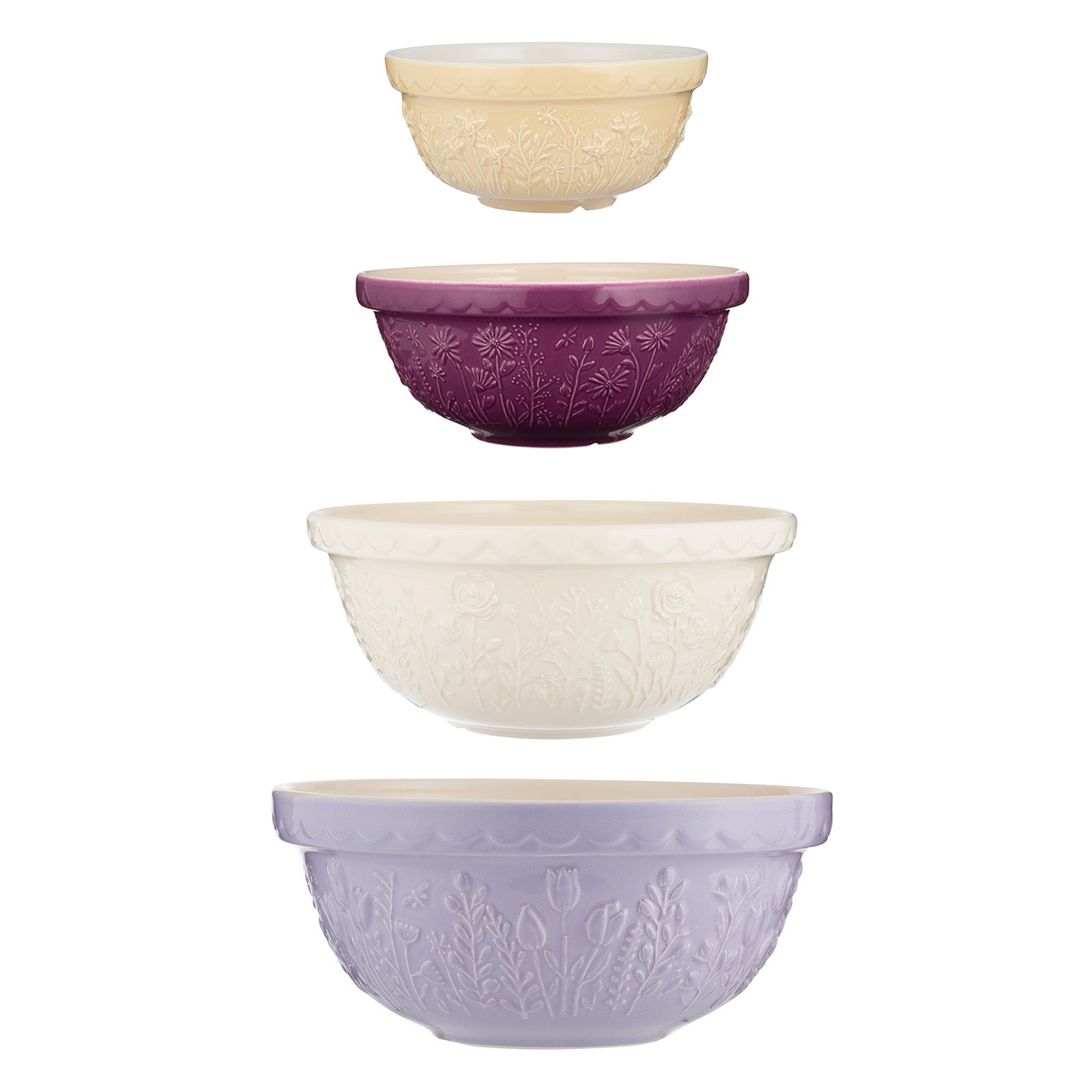 Mason Cash In The Meadow Size 12, Size 18, Size 24, Size 30 Mixing Bowl Set of 4