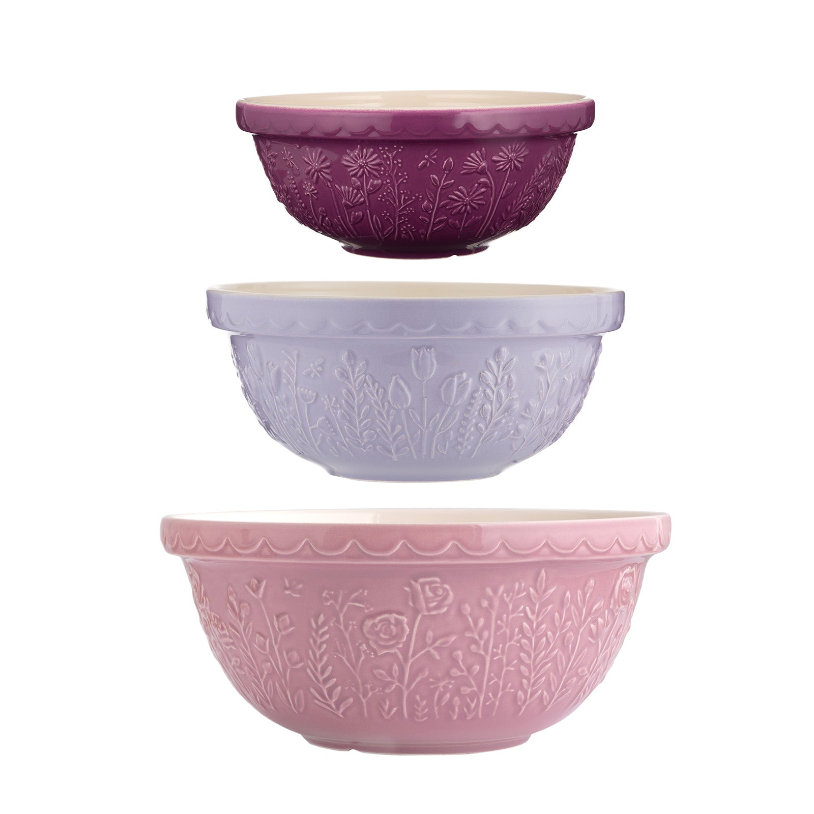 Mason Cash In The Meadow Size 12, Size 18, Size 24 Mixing Bowl Set of 3