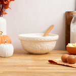 Mason Cash Pumpkin Mixing Bowl Set of 4 | Stoneware Nesting Bowls, Fall Harvest