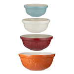 Mason Cash Pumpkin Mixing Bowl Set of 4 | Stoneware Nesting Bowls, Fall Harvest