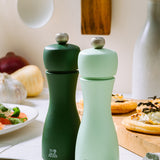 Peugeot Tahiti Duo 6 Inch Salt & Pepper Mill Set, Green Tones