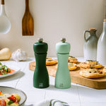 Peugeot Tahiti Duo 6 Inch Salt & Pepper Mill Set, Green Tones