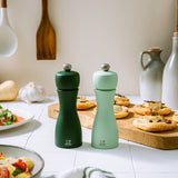 Peugeot Tahiti Duo 6 Inch Salt & Pepper Mill Set, Green Tones