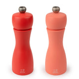 Peugeot Tahiti Duo 6 Inch Salt & Pepper Mill Set, Red Tones
