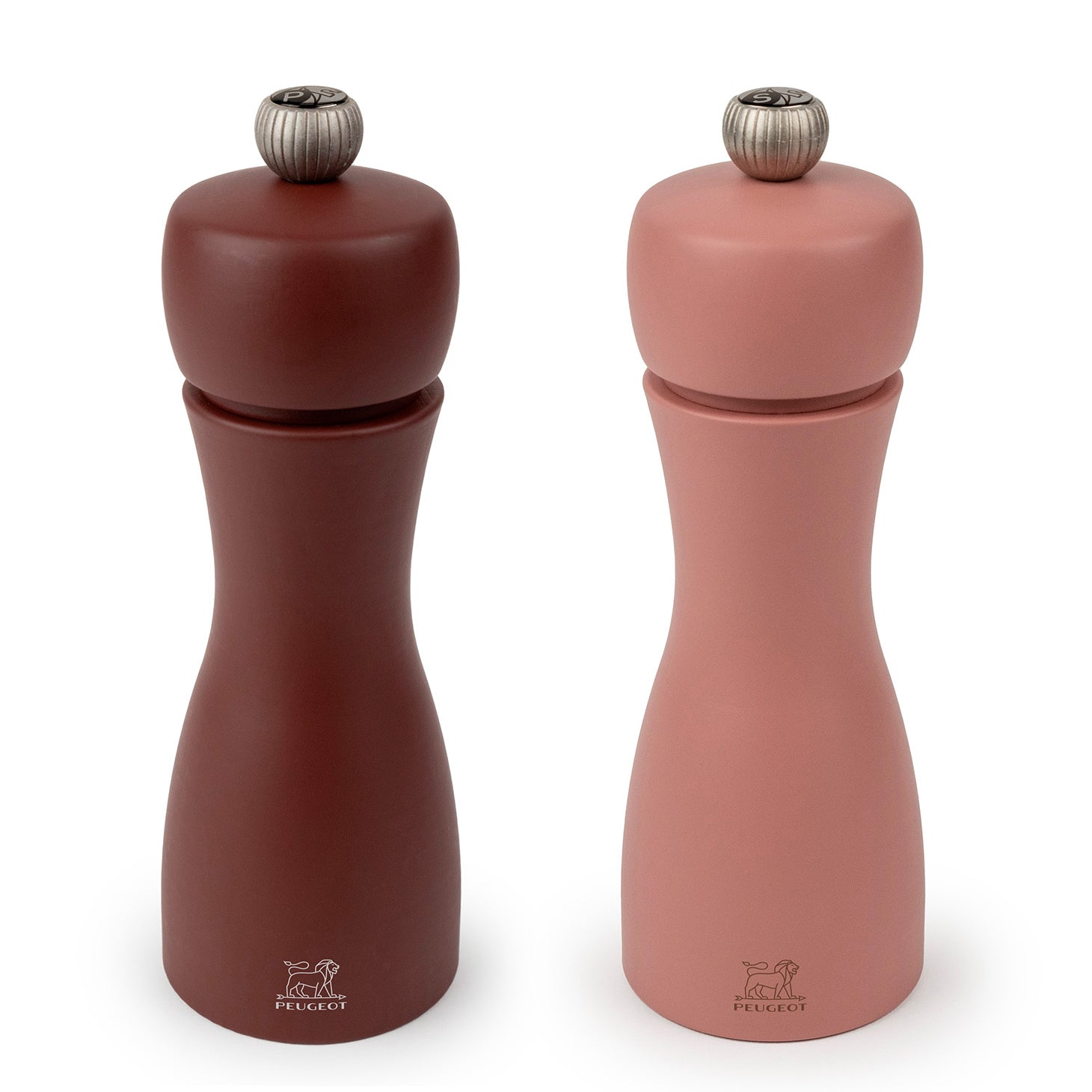 Peugeot Tahiti Duo 6 Inch Salt & Pepper Mill Set, Brown Tones
