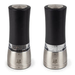 Peugeot Daman Zirlon Electric Salt and Pepper Mill 2 Piece Set, Iridescent Black, 7-Inch