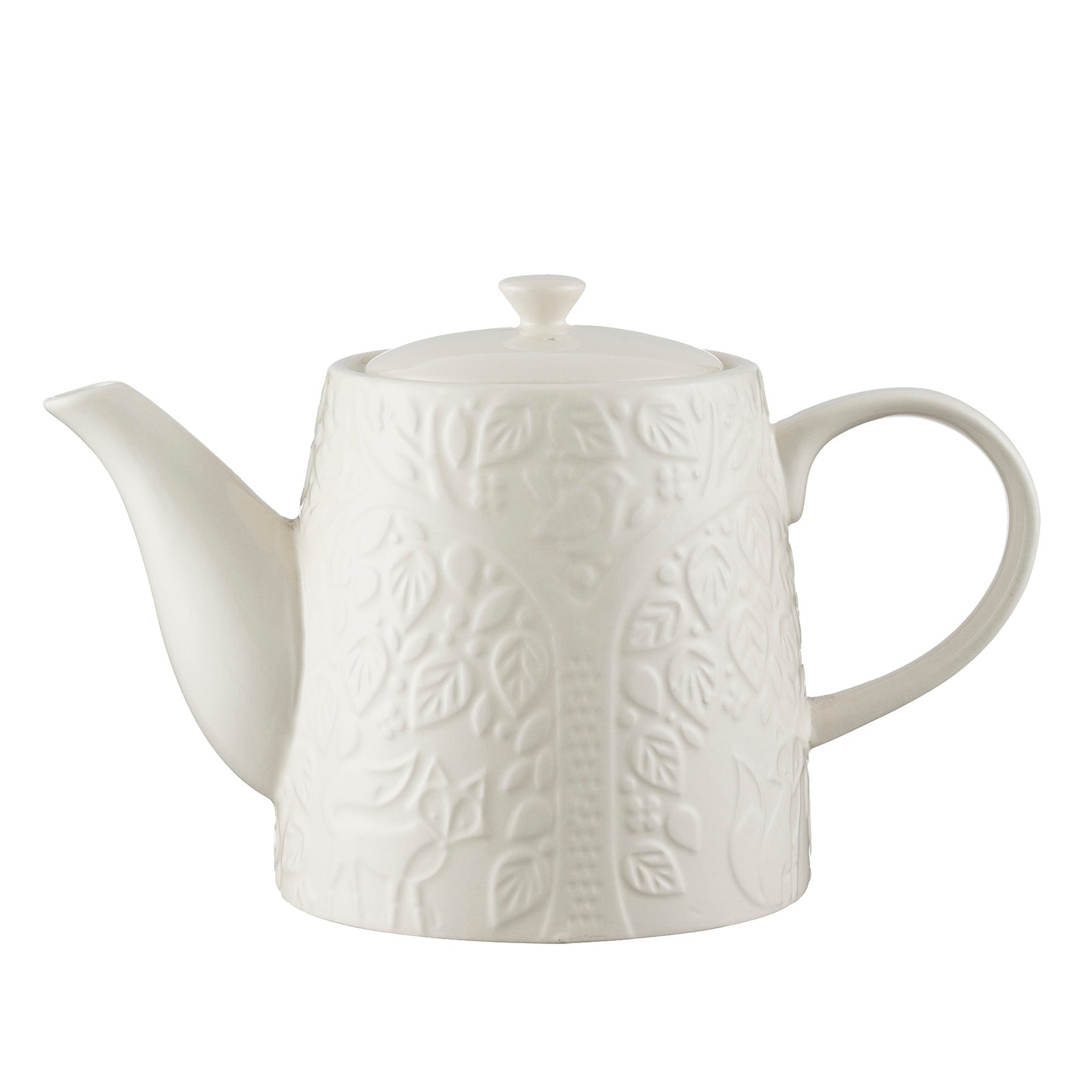 Mason Cash In the Forest Teapot, 34 fl oz Stoneware Teapot with Woodland Embossed Design