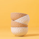 Mason Cash Cane Mini Prep Bowl Set, 4 Durable Stoneware Bowls for Kitchen Prep