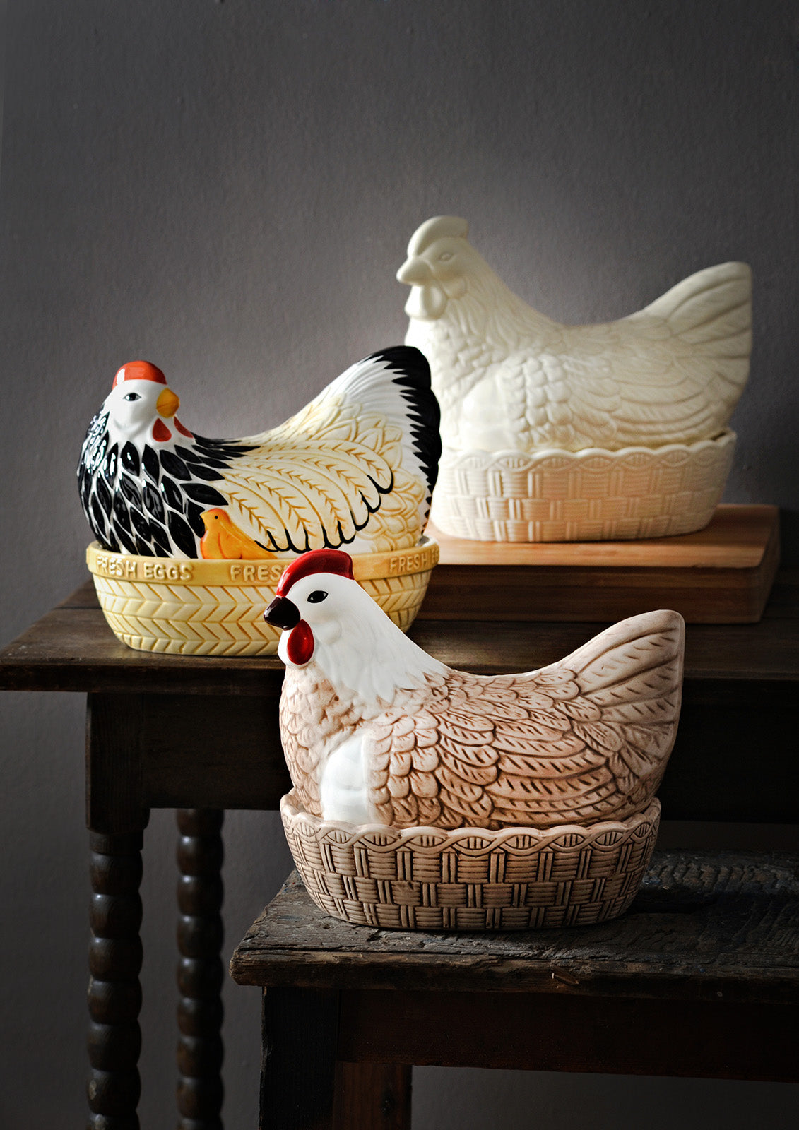 Mason Cash Home to Roost Mother Hen Egg Storage, Ceramic