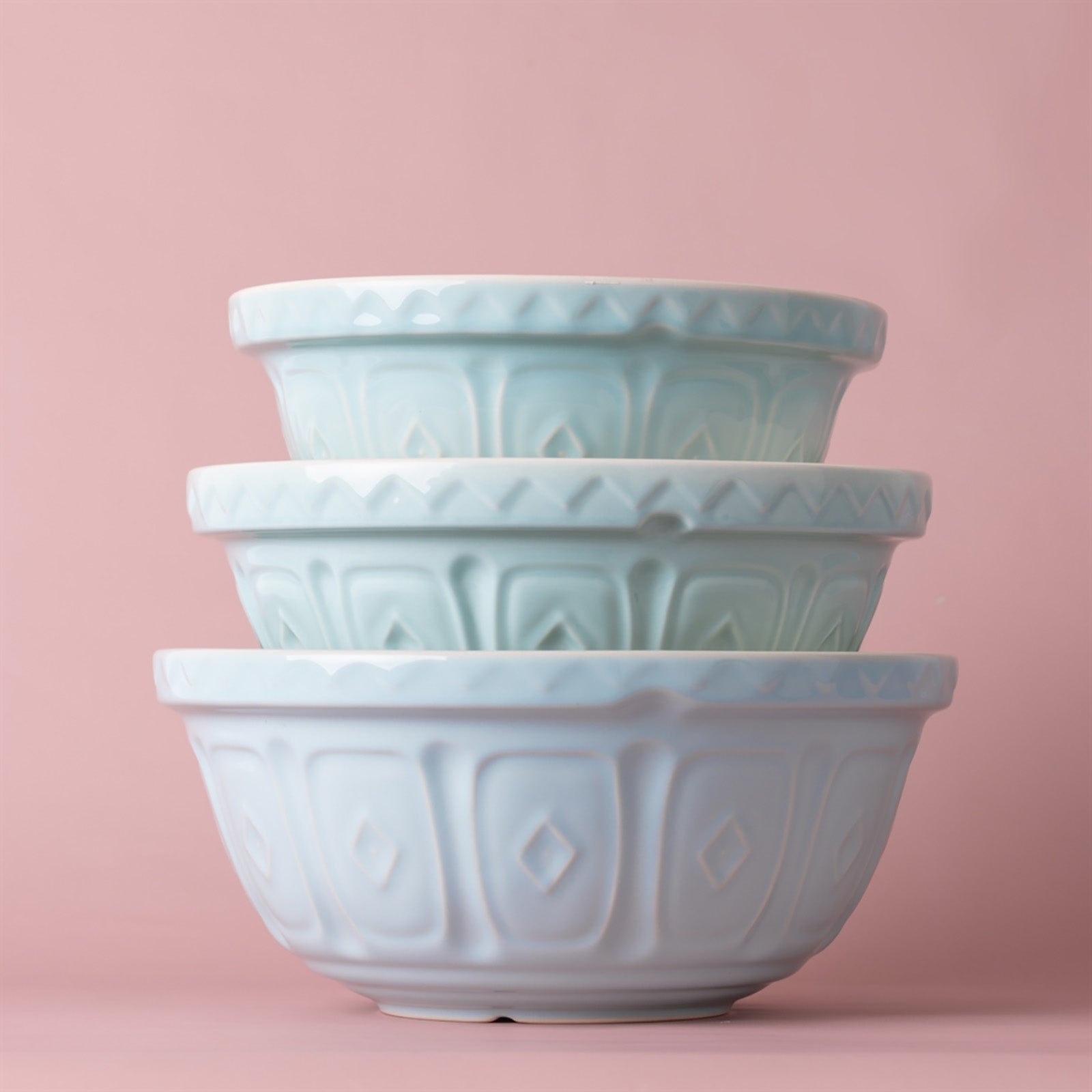 Mason Cash Color Mix Powder Blue Size 12 Mixing Bowl, 4.25 Quart