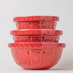 Mason Cash Color Mix Red Size 18 Mixing Bowl, 2.85 Quart