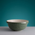 Mason Cash In The Forest Owl Size 18 Mixing Bowl, Dark Green, 2.85 Quart