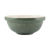 Mason Cash In The Forest Owl Size 18 Mixing Bowl, Dark Green, 2.85 Quart