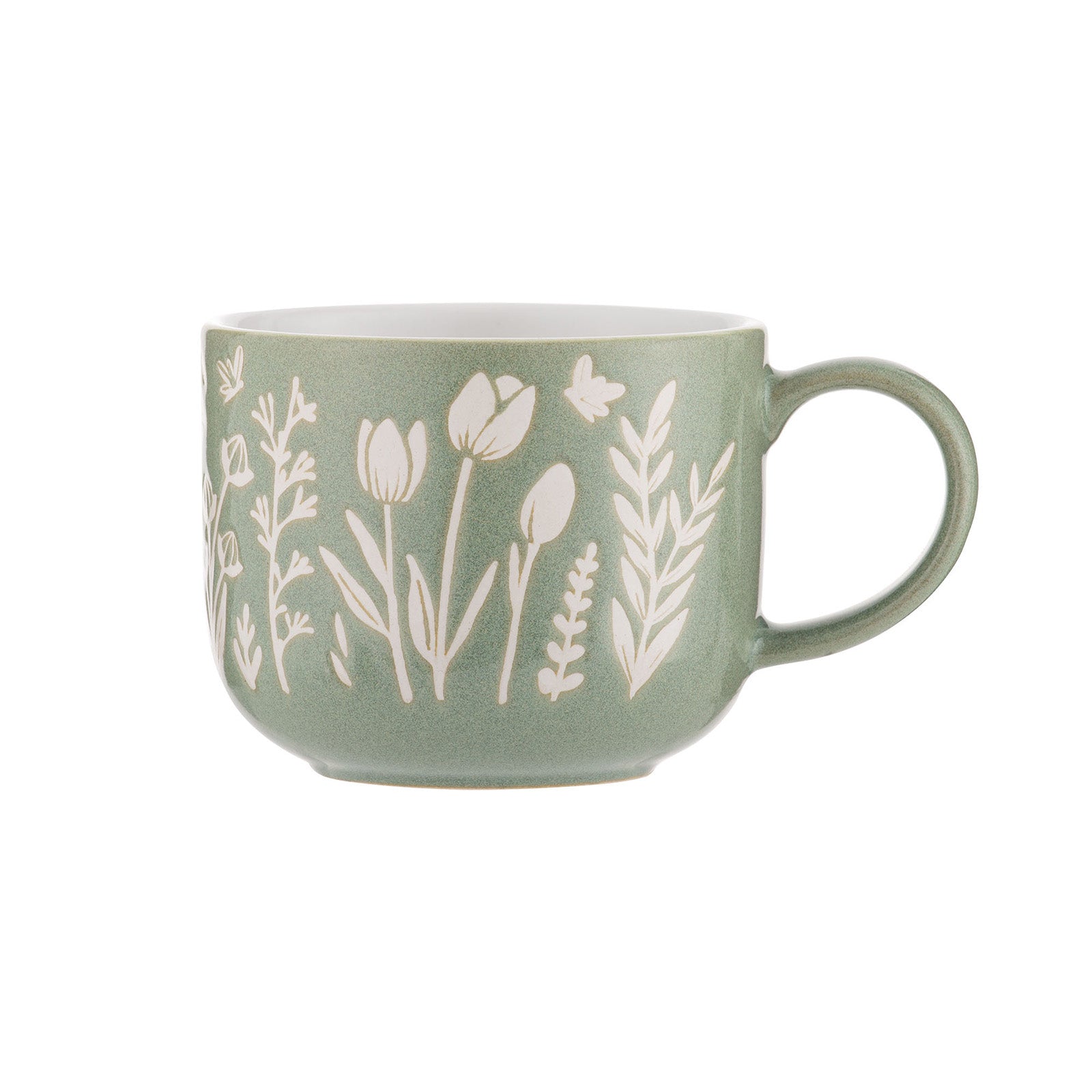 Mason Cash In The Meadow Green Tulip Mug 13.5oz
