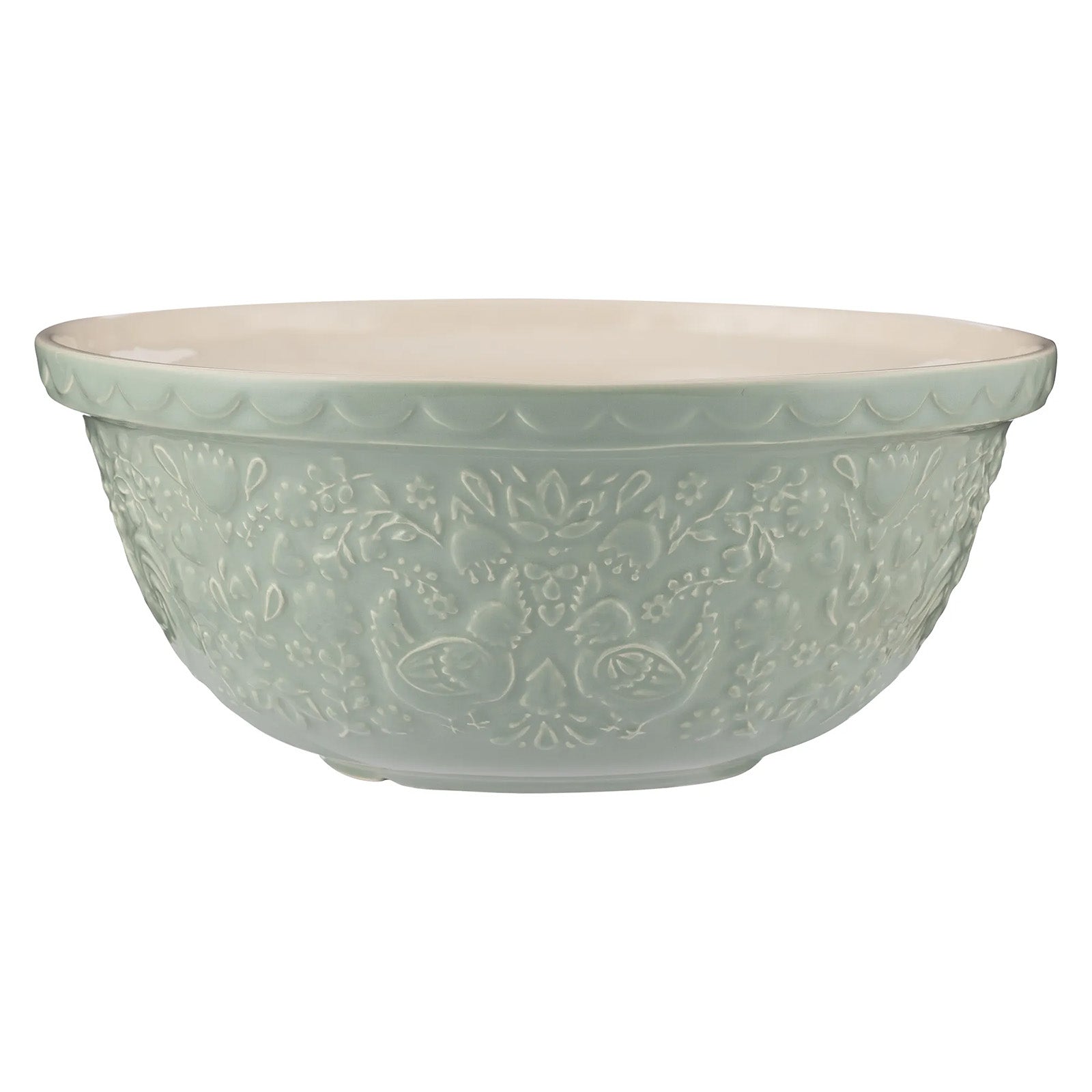 Mason Cash Home to Roost Size 12 Mixing Bowl, 4.25 Quart