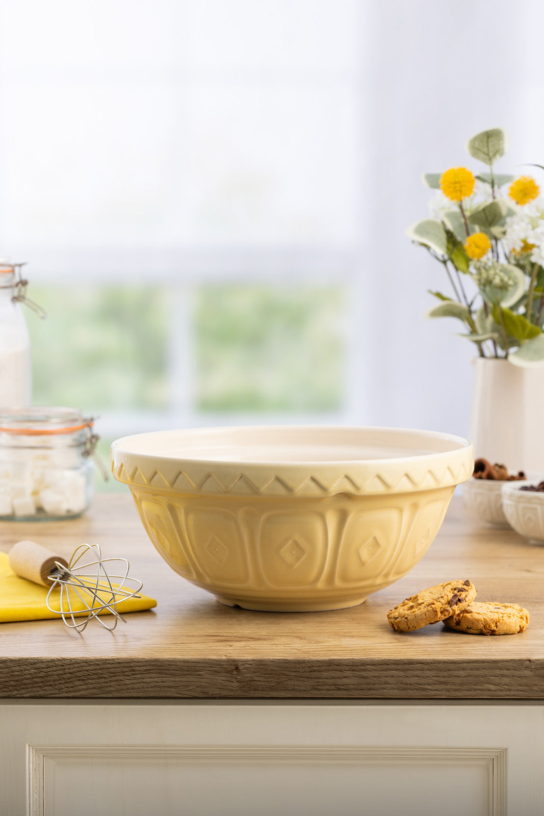 Mason Cash Color Mix Yellow Size 18 Mixing Bowl, 2.85 Quart