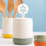 Mason Cash Home to Roost Large Storage Crock, 5" x 7.5"