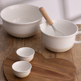 Mason Cash Rustic Charm Storage Jar, 700ml Airtight Stoneware Jar, Provincial Design