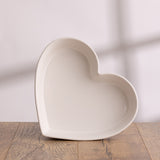 Mason Cash Rustic Charm Heart Oven Dish, 11" Stoneware Baking Dish with Embossed Design