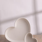 Mason Cash Rustic Charm Heart Oven Dish, 11" Stoneware Baking Dish with Embossed Design